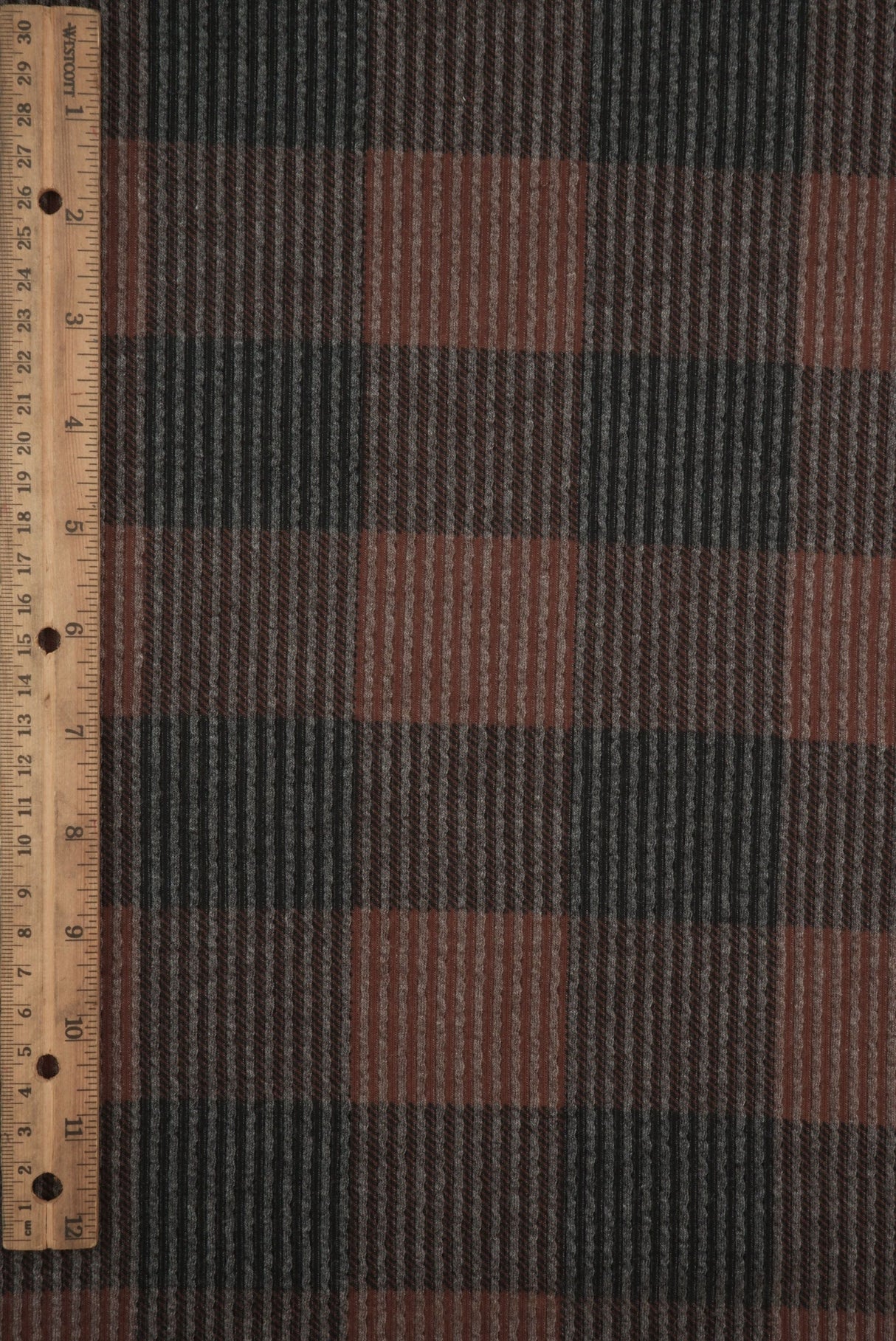 Buffalo Plaid Double Knit Jacquard