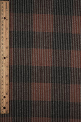 Buffalo Plaid Double Knit Jacquard