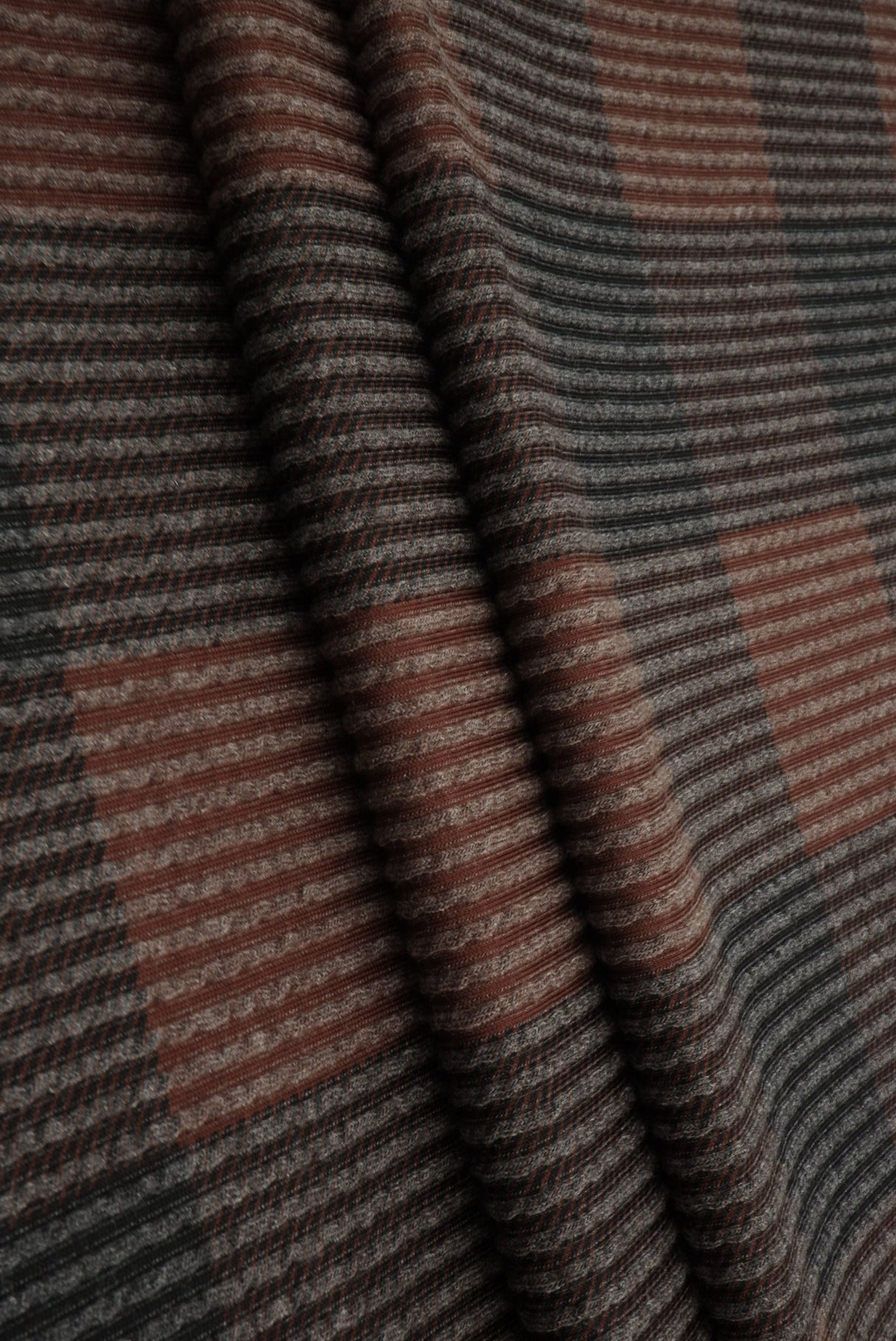 Buffalo Plaid Double Knit Jacquard