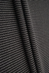 Jacquard Double Knit Rib Stretch Fabric
