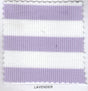 Striped Fleece Rib Knit Fabric Lavender