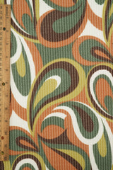 Paisley Double Knit Jacquard Fabric