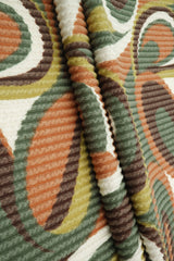 Paisley Double Knit Jacquard Fabric
