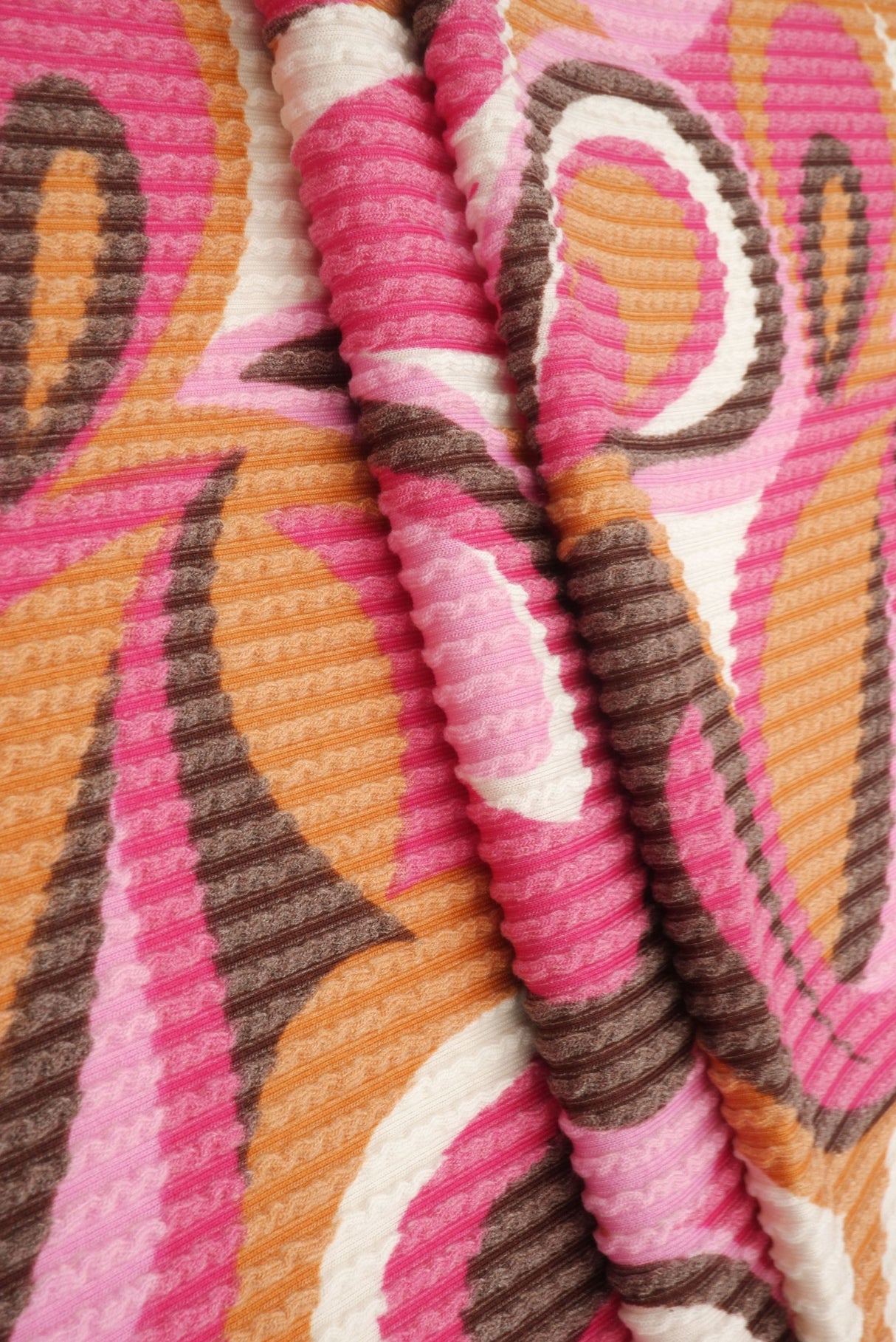 Paisley Double Knit Jacquard Fabric