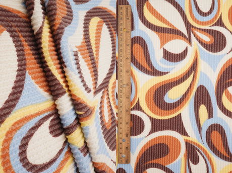 Paisley Double Knit Jacquard Fabric