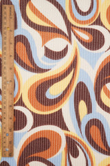 Paisley Double Knit Jacquard Fabric