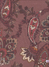 Double Knit Jacquard Paisley Fabric