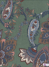Double Knit Jacquard Paisley Fabric