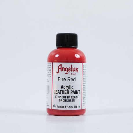 Angelus Fire Red Leather Paint - 4oz