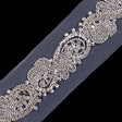 Silver Fancy Rhinestone Trim - 2"