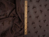 Bow Flocking Mesh Fabric