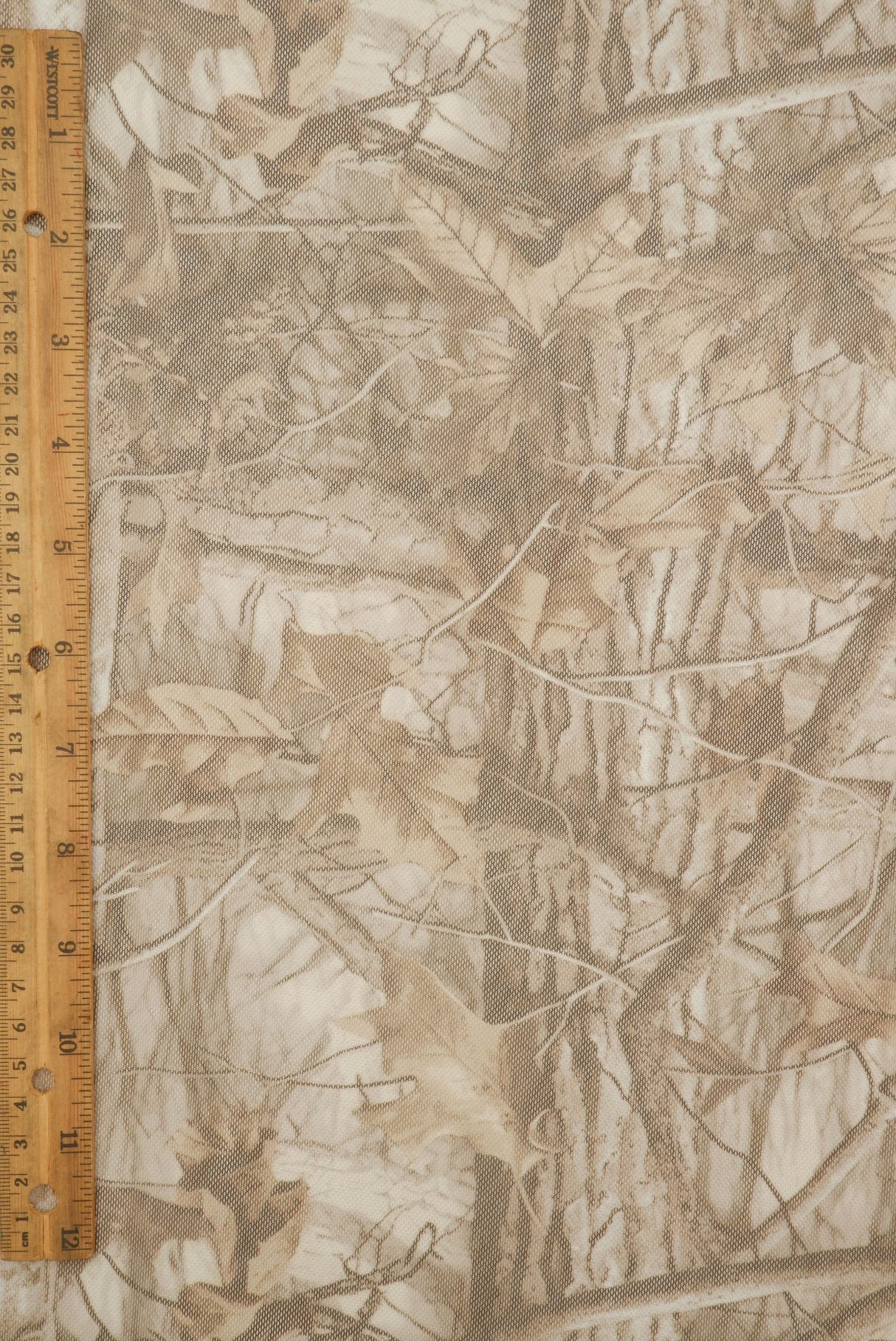 Printed Mesh Tree Camo Fabric