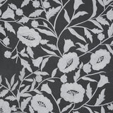 Floral Embroidered Tulle - White on White