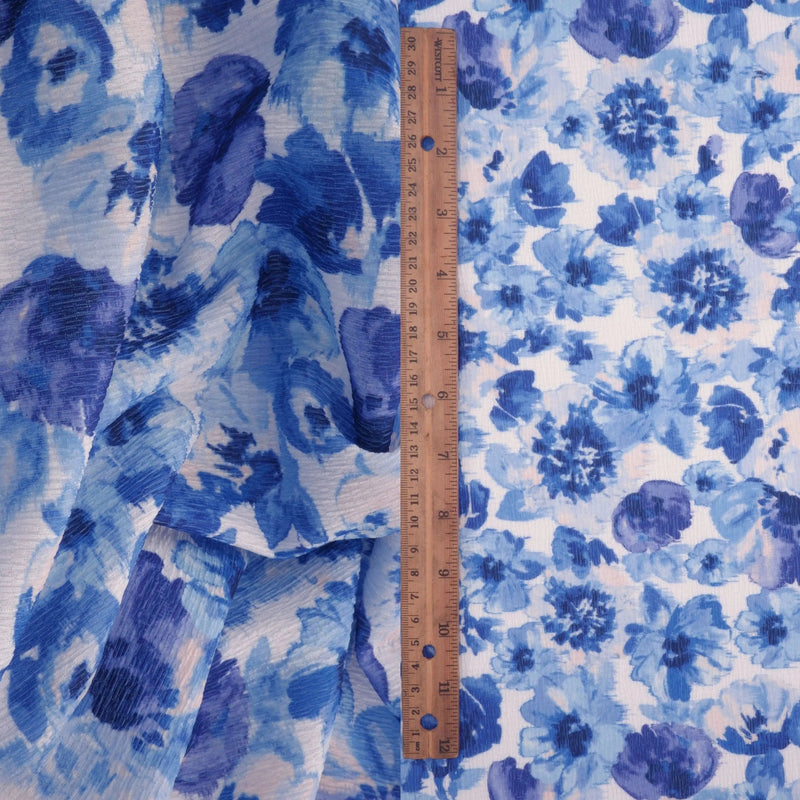 Floral Ripple Jersey Digital Print Fabric 58" Wide