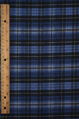 Plaid Ripple Jersey Print Fabric