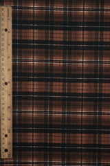 Plaid Ripple Jersey Print Fabric