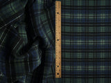 Plaid Ripple Jersey Print Fabric