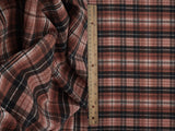 Plaid Ripple Jersey Print Fabric 58" Wide – 117 GSM