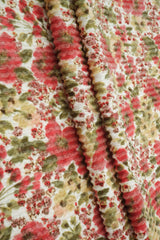 Floral Double Knit Jacquard Fabric