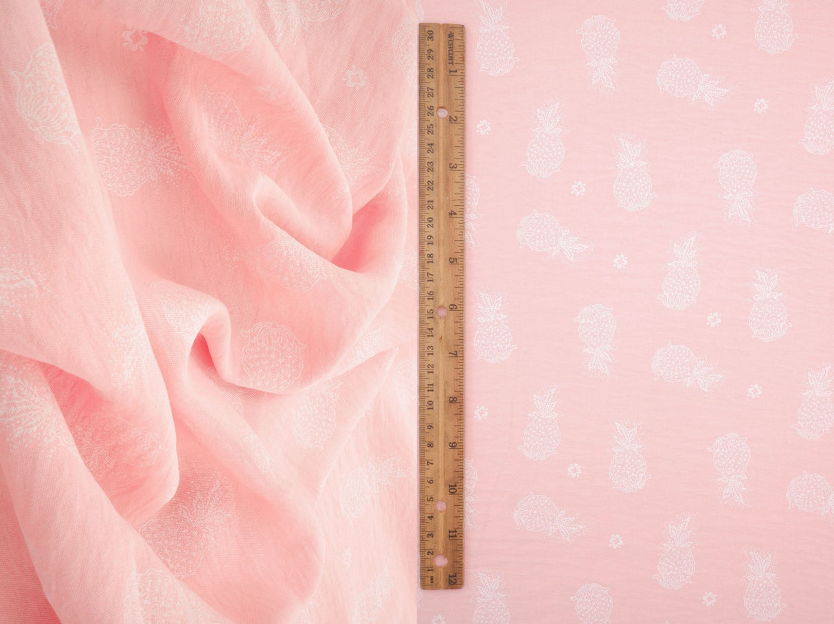 Printed Airflow Woven Pineapple Puff Fabric