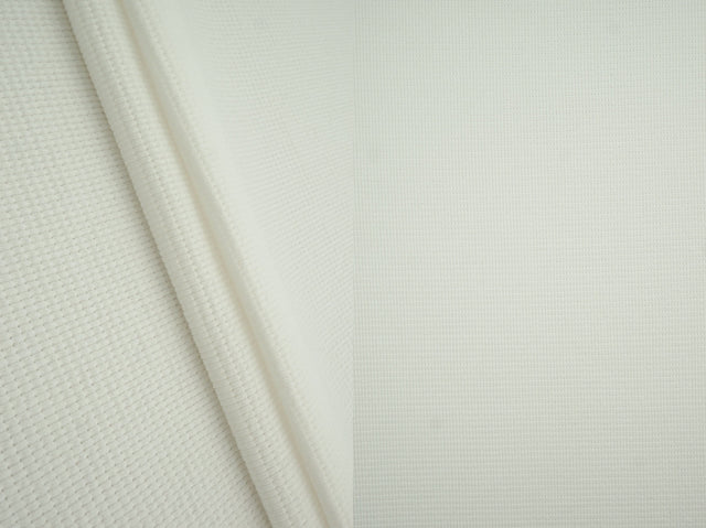 Waffle Double Knit Solid Fabric