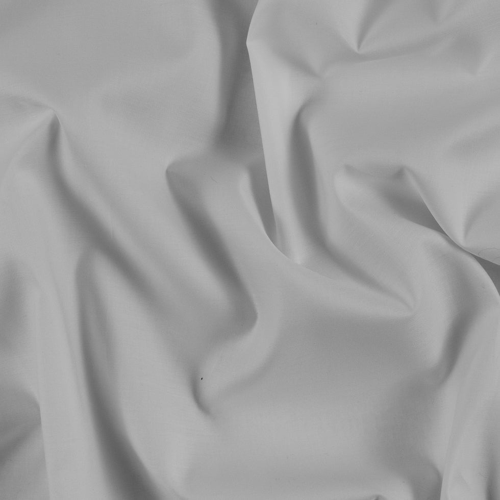 Egyptian Cotton Shirting - Optic White - Giza Collection
