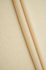 Waffle Double Knit Solid Fabric