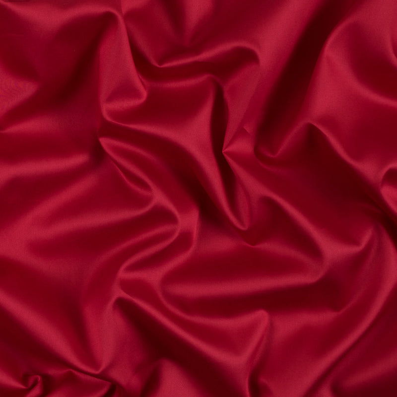 Egyptian Cotton Shirting - Bright Red - Giza Collection