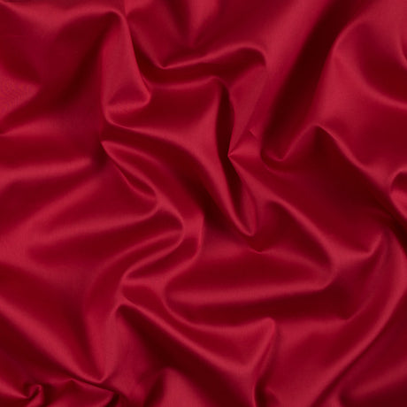 Egyptian Cotton Shirting - Bright Red - Giza Collection