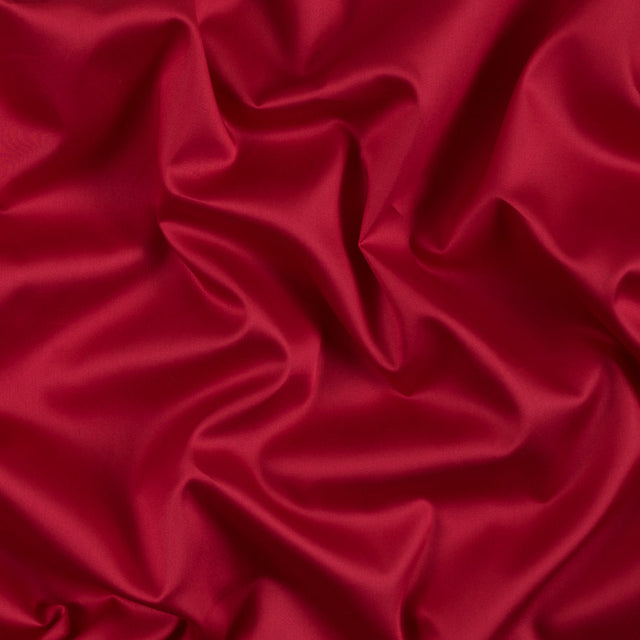 Egyptian Cotton Shirting - Bright Red - Giza Collection