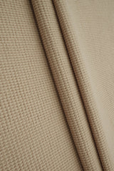 Waffle Double Knit Solid Fabric