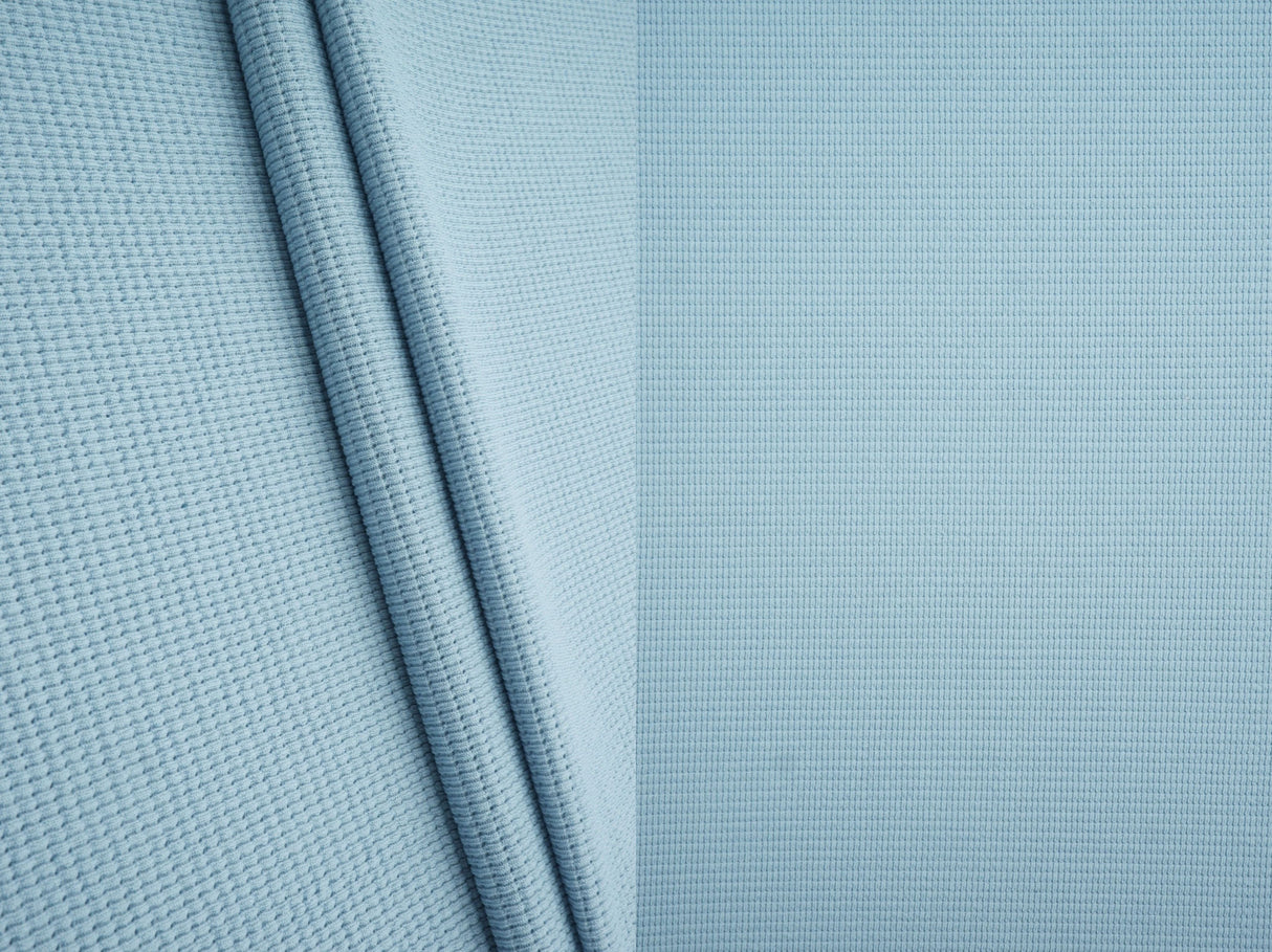 Waffle Double Knit Solid Fabric