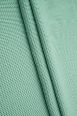 Waffle Double Knit Solid Fabric
