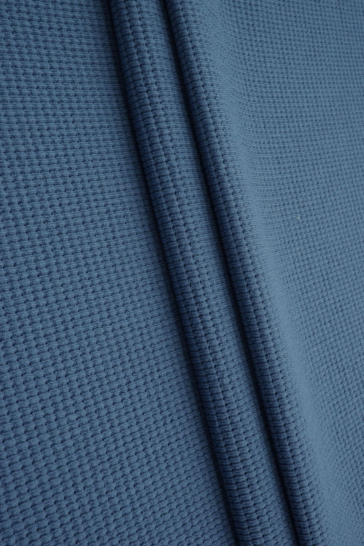 Waffle Double Knit Solid Fabric