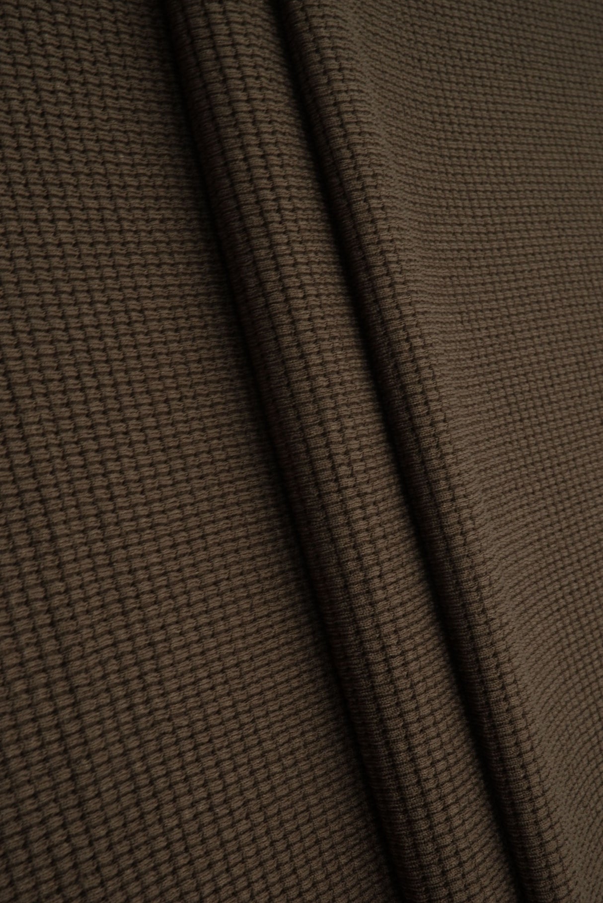 Waffle Double Knit Solid Fabric