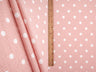 Polka Dot Crinkle Crepe Fabric