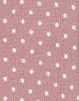 Polka Dot Crinkle Crepe Fabric