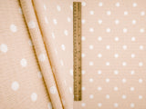 Polka Dot Crinkle Crepe Fabric