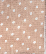 Polka Dot Crinkle Crepe Fabric