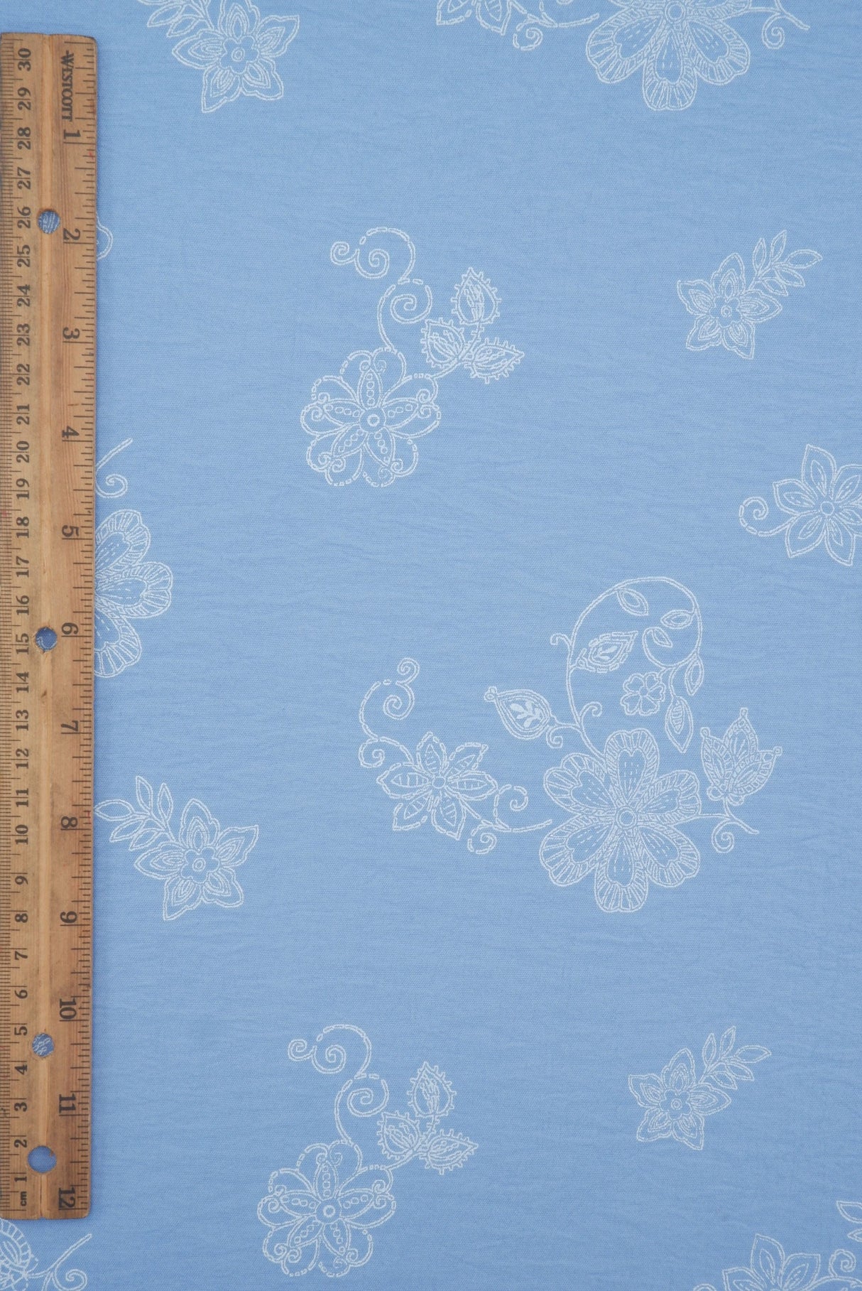 Flower Puff Print Airflow Woven