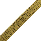 Italian Moss Green Ruched Stretch Wool Trimming - 1.5"