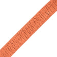Italian Peach Ruched Stretch Wool Trimming - 1.5"