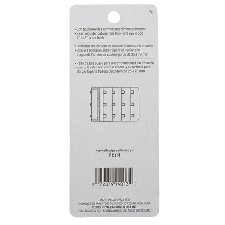 Dritz White Bra Extender - 2.25"