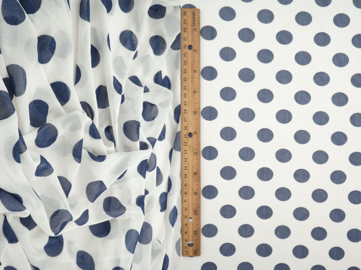 Polka Dot Mesh Print