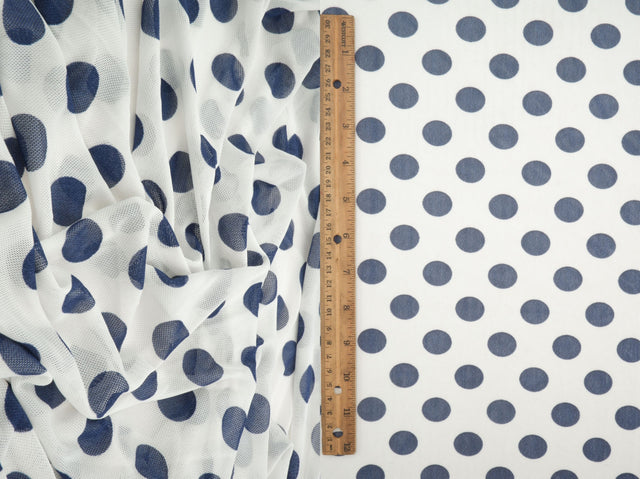 Polka Dot Mesh Print