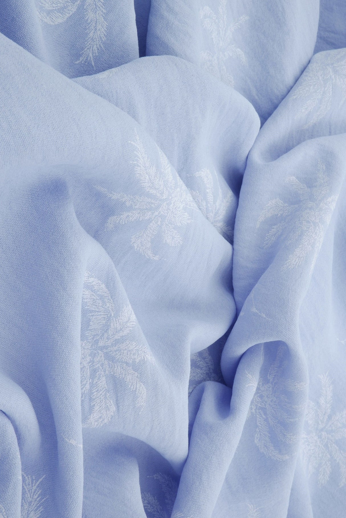 Palm Tree Puff Print Woven Fabric