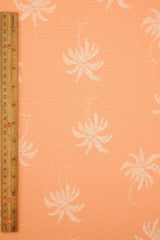 Palm Tree Puff Print Woven Fabric
