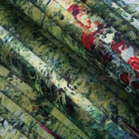 Digitally Printed Pleat Imitation Deer in a Forest on a Mikado/Twill