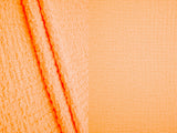 Waffle Crepe Solid Knit Fabric