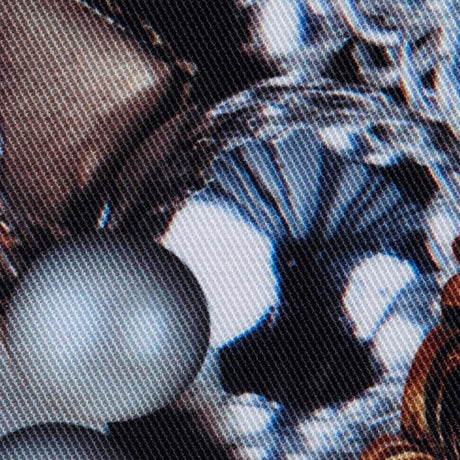 Digitally Printed Jewels and Gems on a Polyester Mikado/Twill